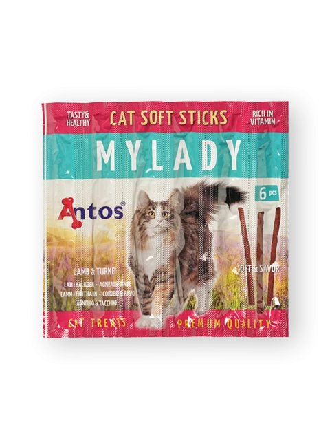 Cat Soft Sticks Mylady Agneau&Dinde 6 pces