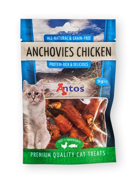 Cat Treats Anchois&Poulet 50 gr