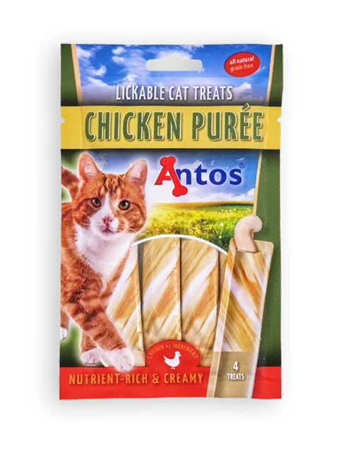 Cat Treats Purée Poulet 4 pce