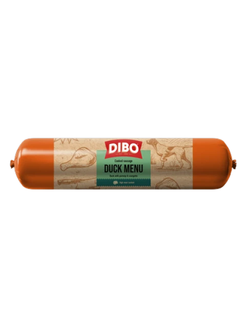 DIBO Saucisse Cuite Menu Canard 800 gr