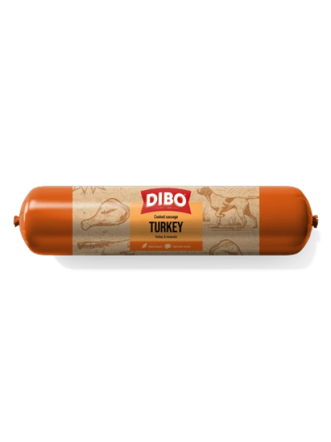 DIBO Saucisse Cuite Pur Dinde 800 gr