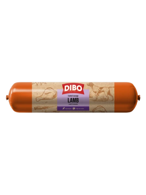 DIBO Saucisse Cuite Pur Agneau 800 gr