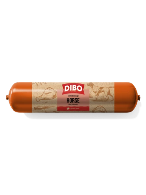 DIBO Saucisse Cuite Pur Cheval 800 gr