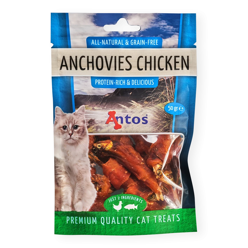 Cat Treats Anchois&Poulet 50 gr