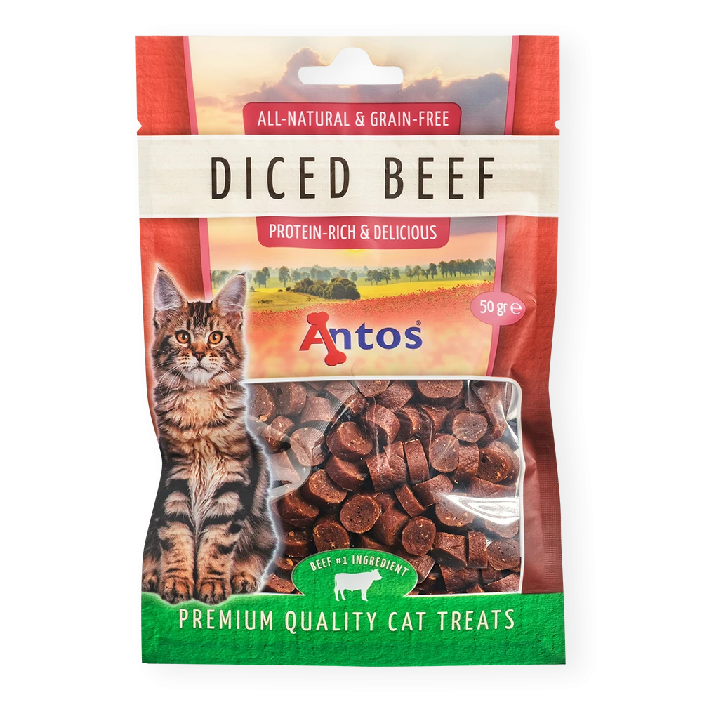 Cat Treats Diced Boeuf 50 gr