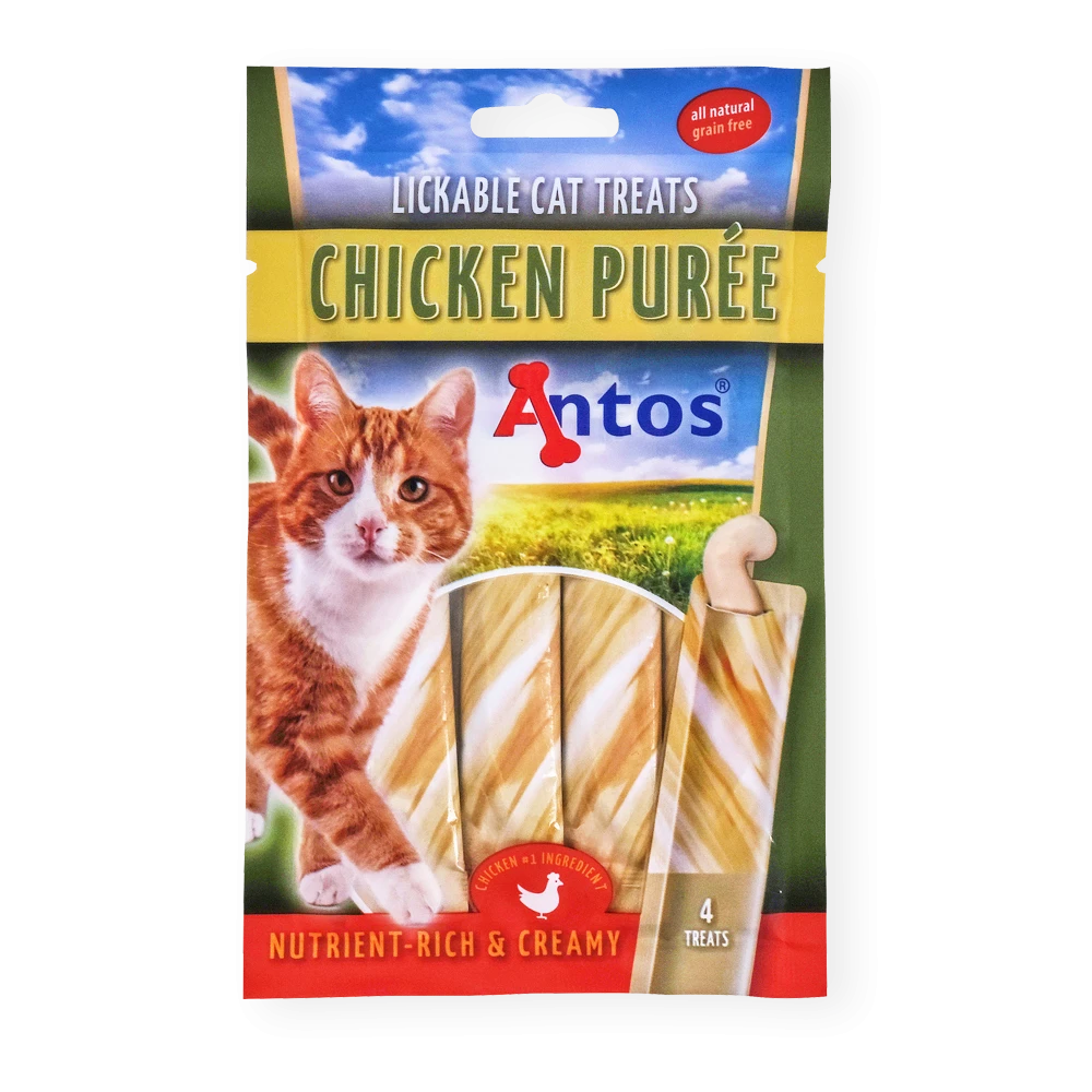 Cat Treats Purée Poulet 4 pce