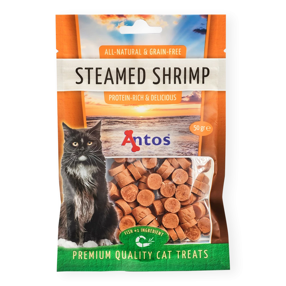 Cat Treats Steamed Crevette 50 gr