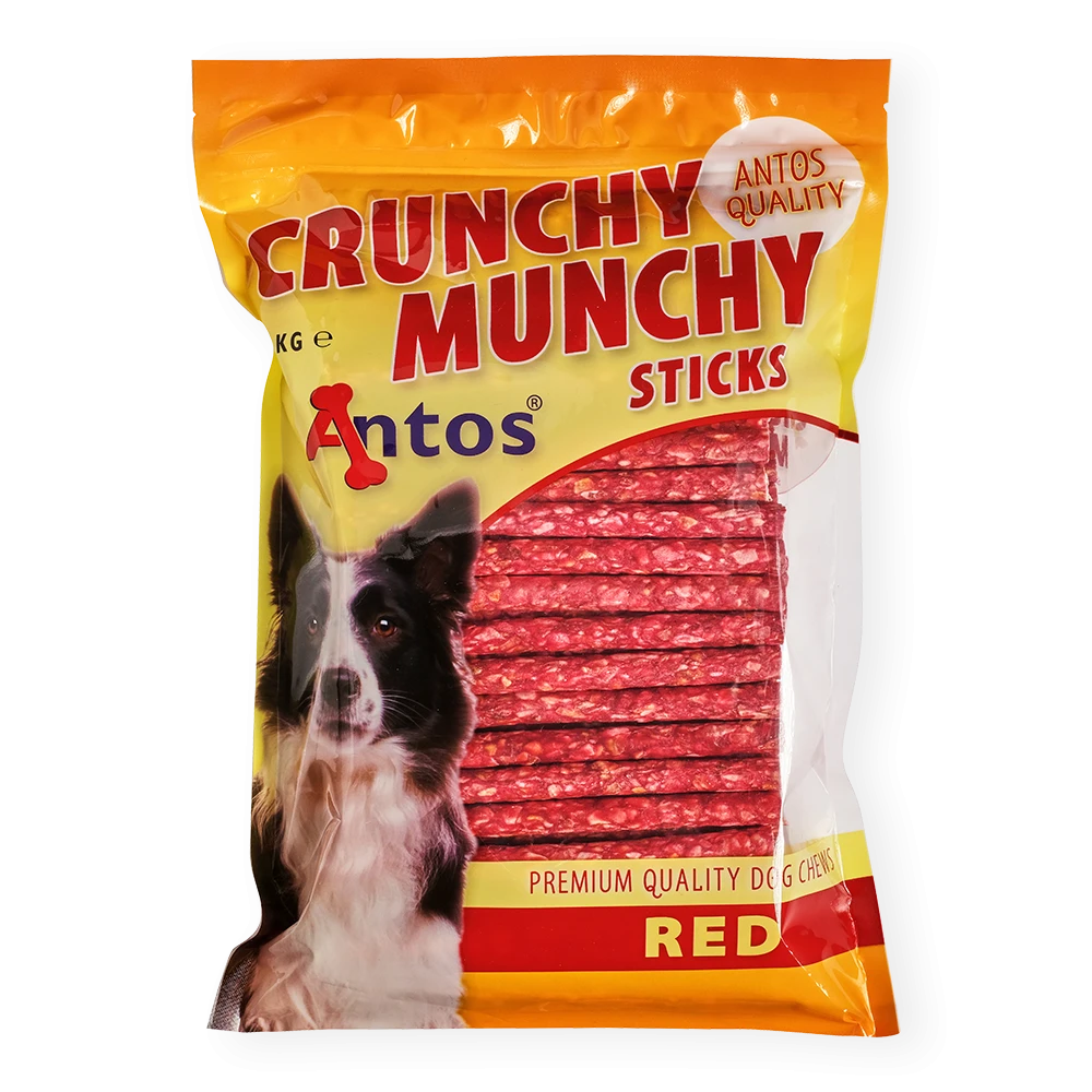 Crunchy Munchy Sticks 5" 10 mm Rouge