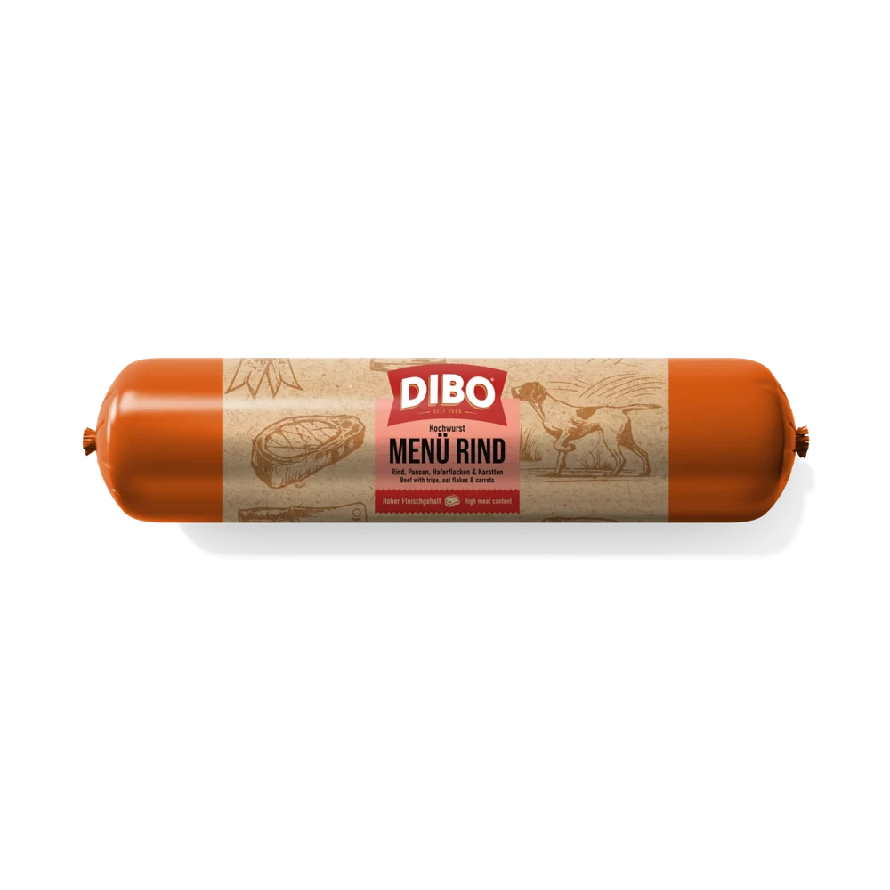 DIBO Saucisse Cuite Menu Bœuf 800 gr