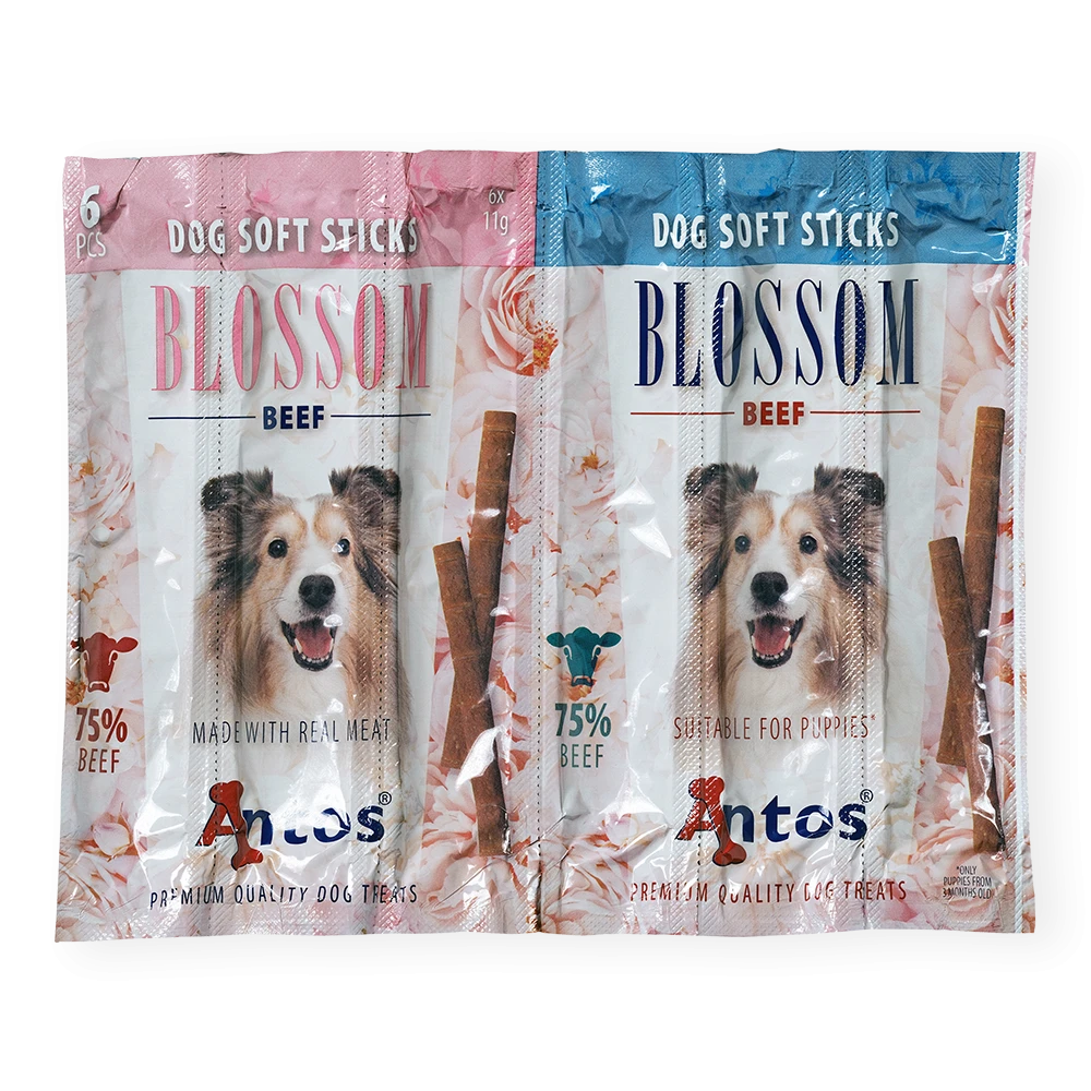 Dog Soft Sticks Blossom Boeuf 6 pces