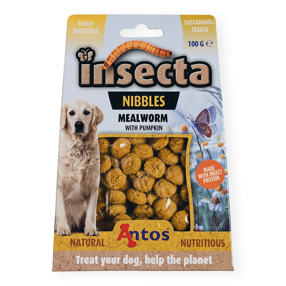 Insecta Nibbles Vers de Farine & Citrouille 100 gr