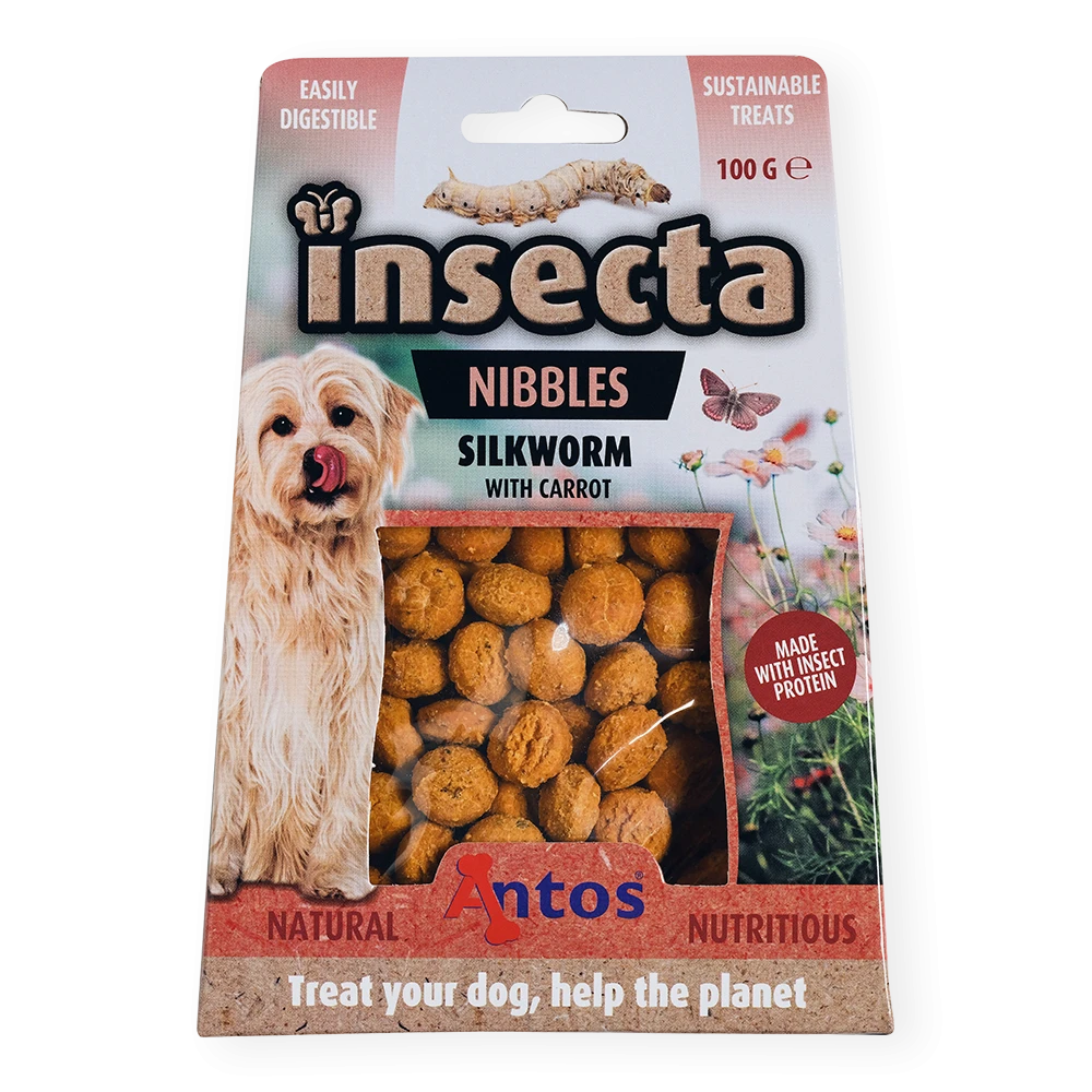 Insecta Nibbles Bombyx du Mûrie & Carotte 100 gr