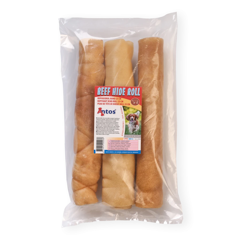 Peau de Tête de Boeuf Roll 25 cm 3 pces