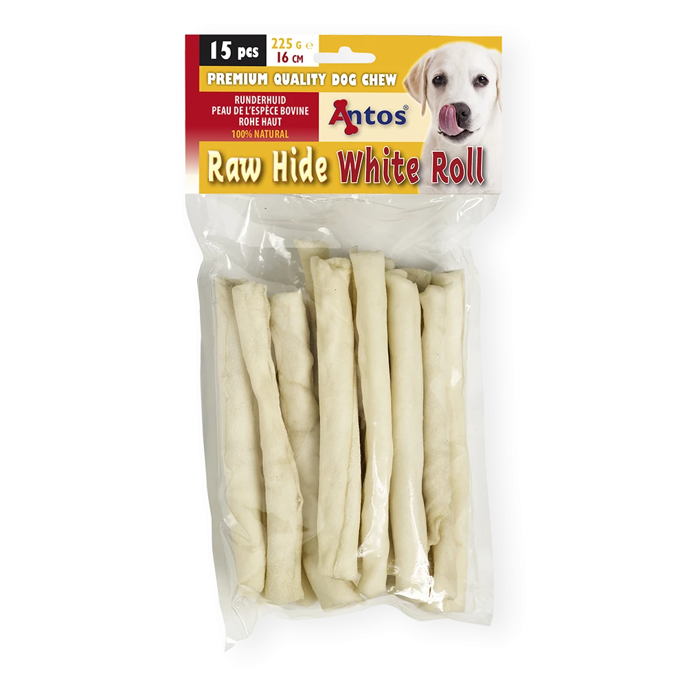 Raw Hide White Roll 15 pces