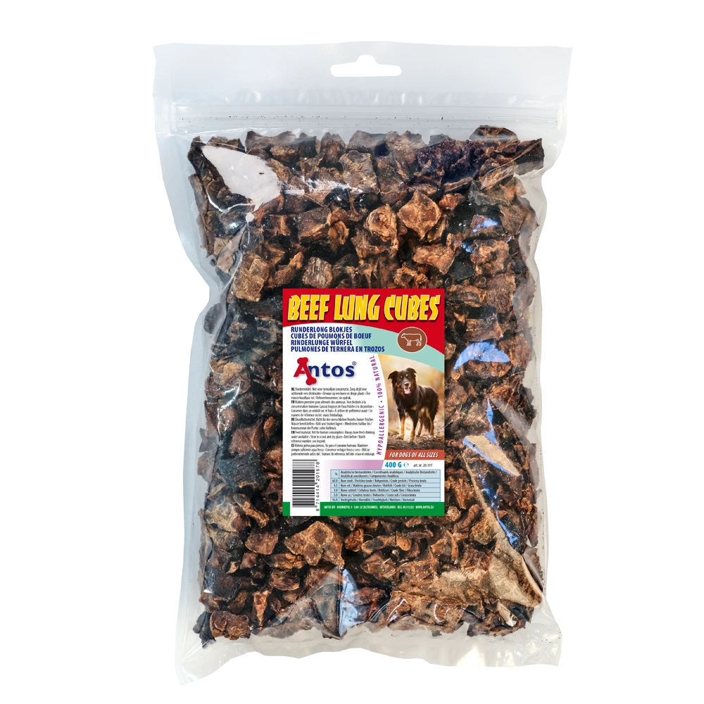 Cubes de Poumons de Boeuf 400 gr