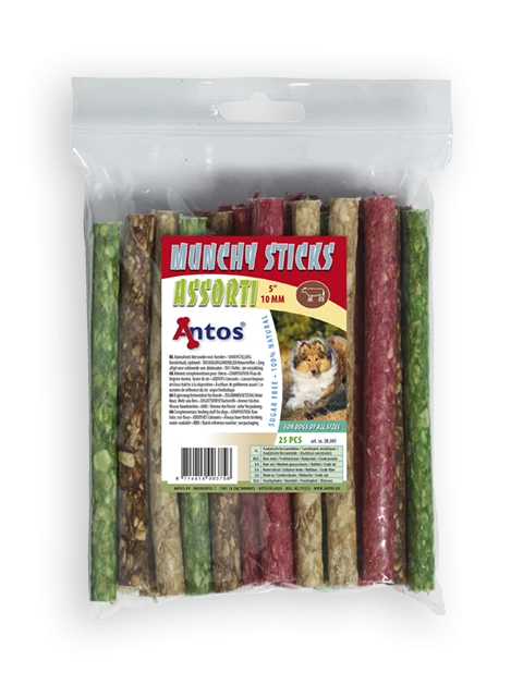 Munchy Sticks 5'' 10 mm Assorties 25 pces