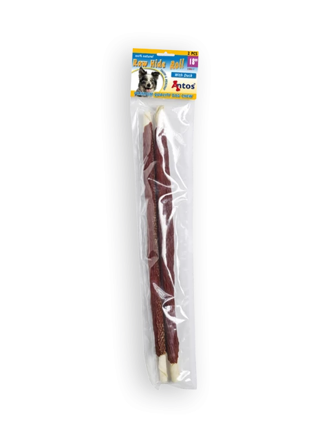 Raw Hide White + Duck Roll 18'' 2 pces