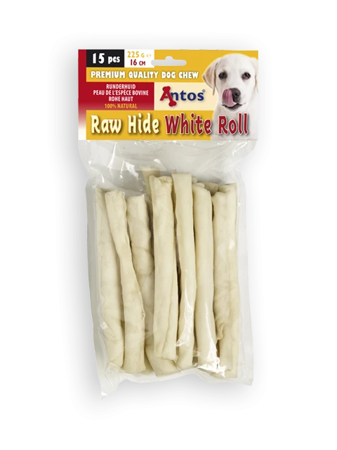 Raw Hide White Roll 15 pces