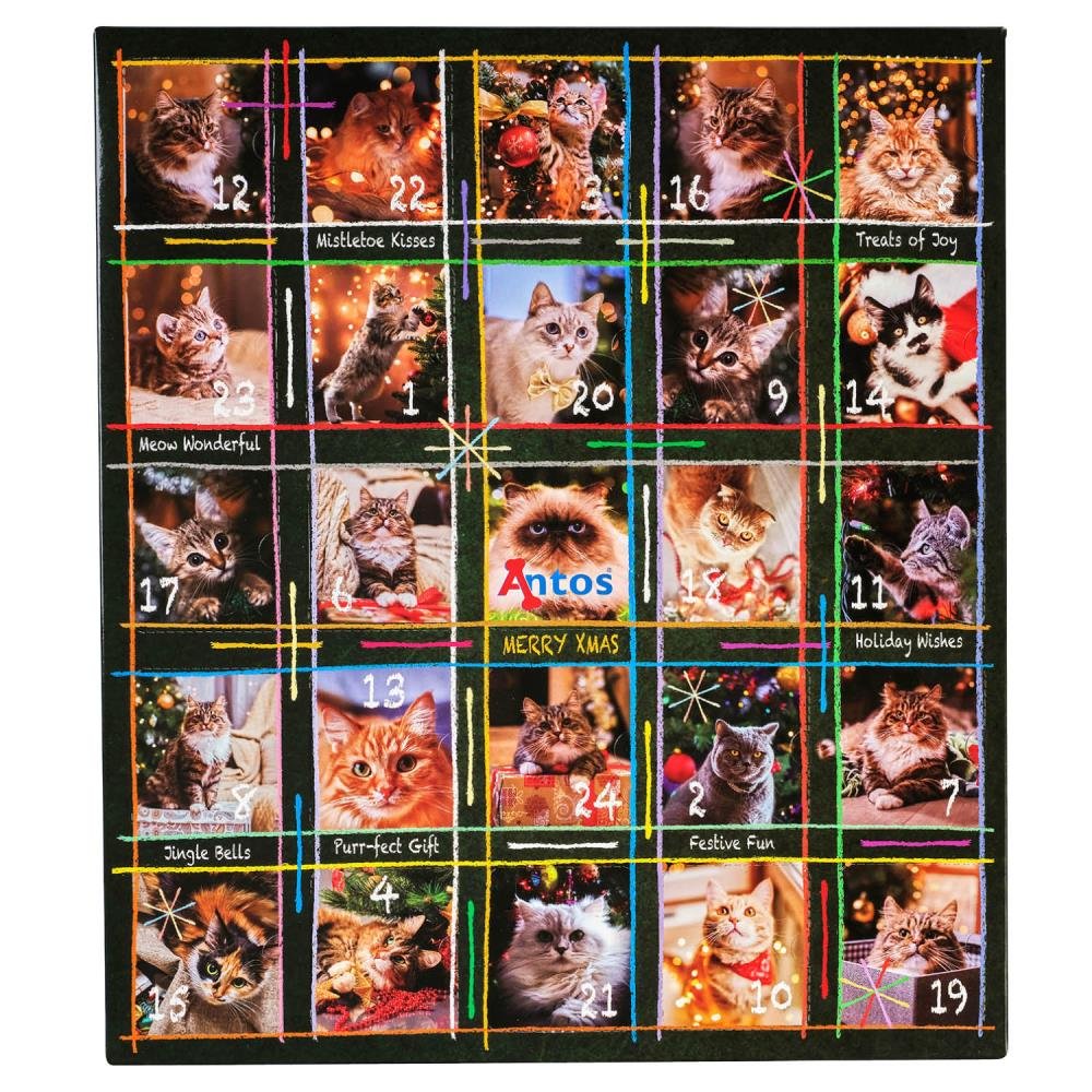 Calendrier de l'Avent de Noël 200 gr - Chat