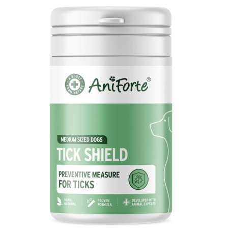 AniForte® Gélules Protection Anti-Tiques Chiens Taille Moyenne 60 pièces