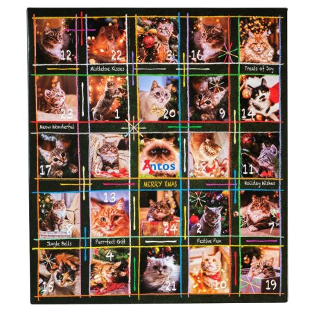 Calendrier de l'Avent de Noël 200 gr - Chat