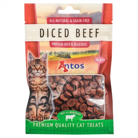 Cat Treats Diced Boeuf 50 gr