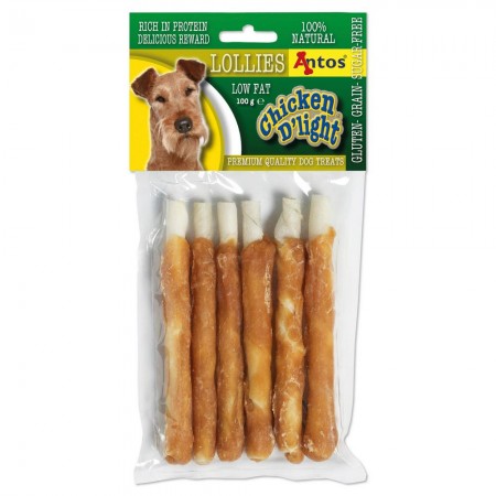 Chicken D'light Lollies  100 gr