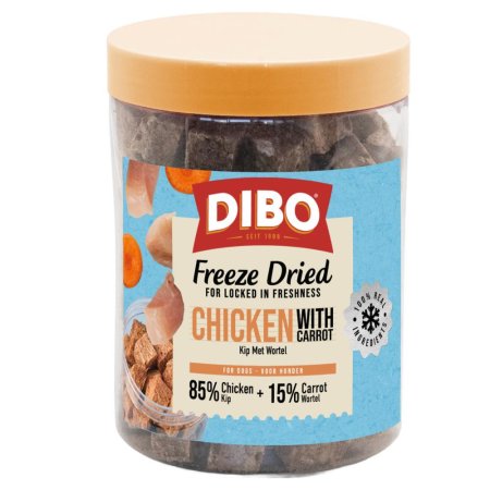 DIBO Sauvage Lyophilisé Poulet & Carotte 90 gr