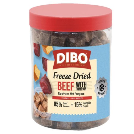 DIBO Sauvage Lyophilisé Boeuf & Potiron 90 gr