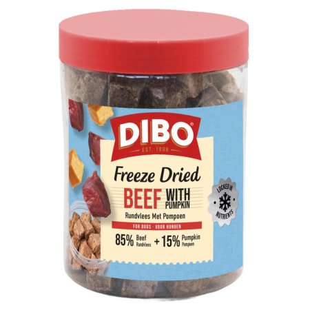 DIBO Sauvage Lyophilisé Boeuf & Potiron 90 gr