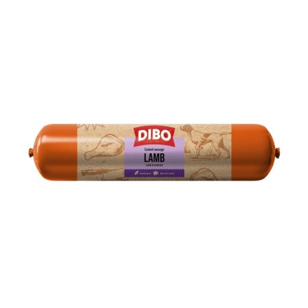 DIBO Saucisse Cuite Pur Agneau 800 gr