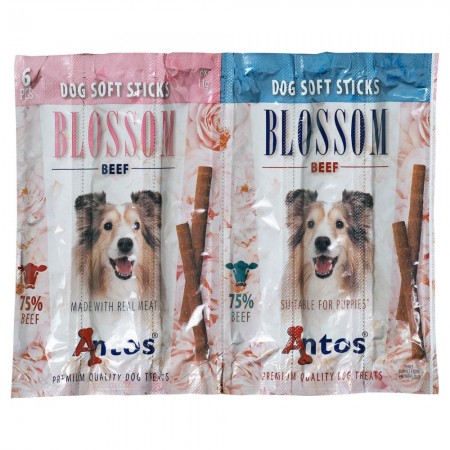 Dog Soft Sticks Blossom Boeuf 6 pces