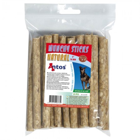 Munchy Sticks 5'' 10 mm Natural 25 pces